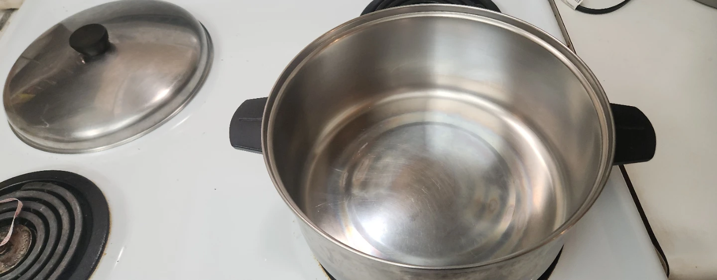 Stainless Steel Stock Pot with Lid - photo 2
