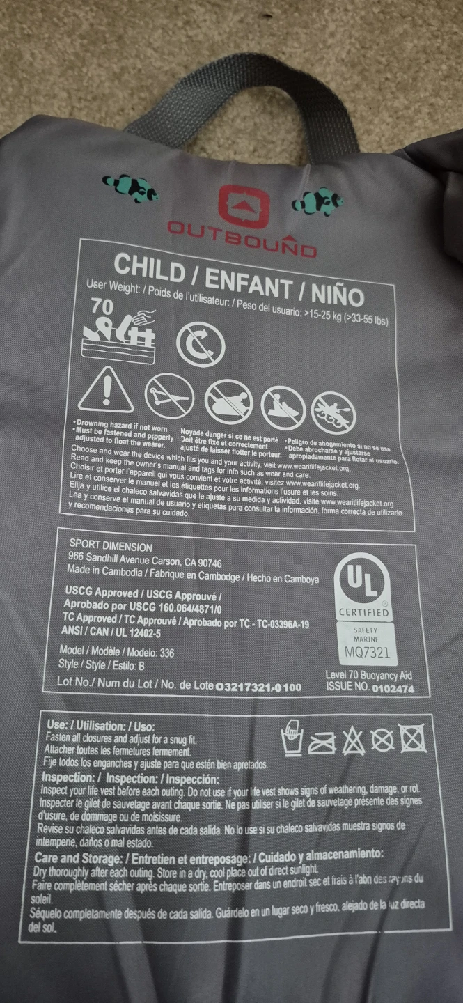 Outbound Child Life Vest - photo 3