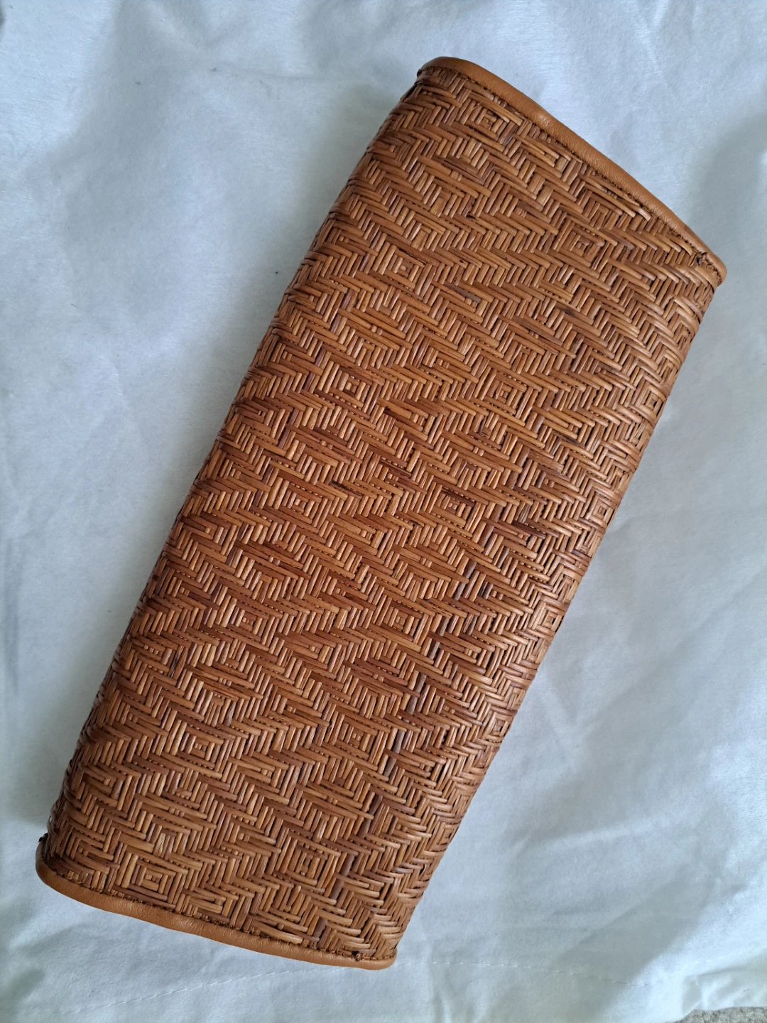 Hand Woven Clutch with Butterfly Print Lining - photo 2