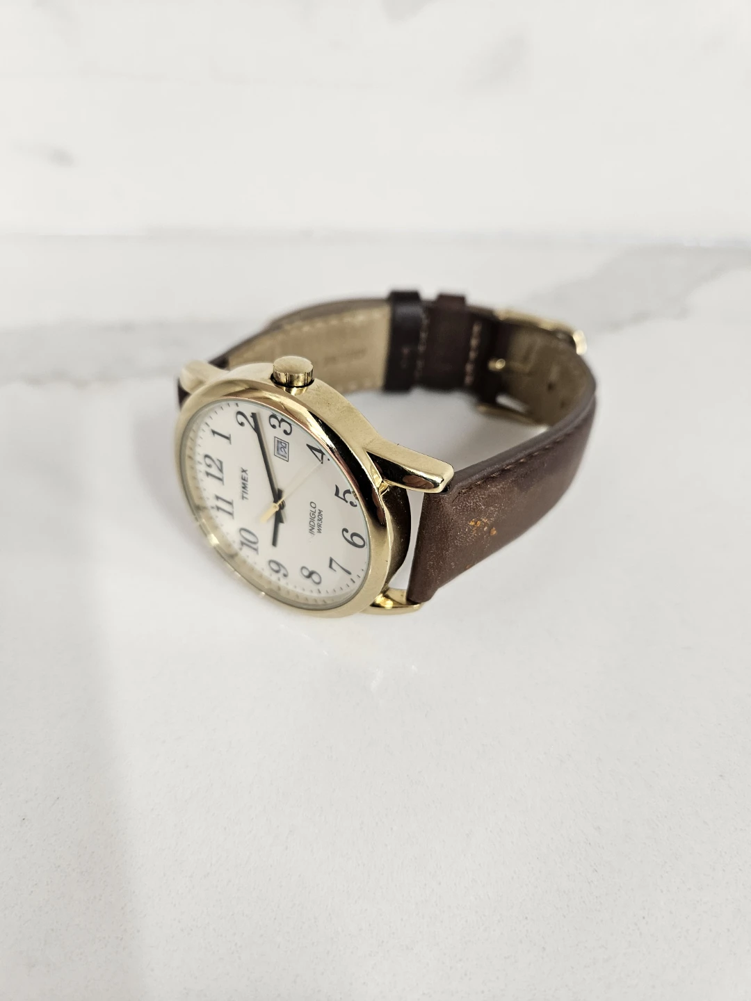 Timex Easy Reader 38mm Gold Men’s Watch – New Battery - photo 3