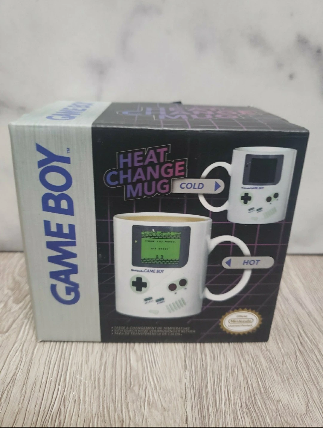 Nintendo Game Boy Heat Change Mug collectible