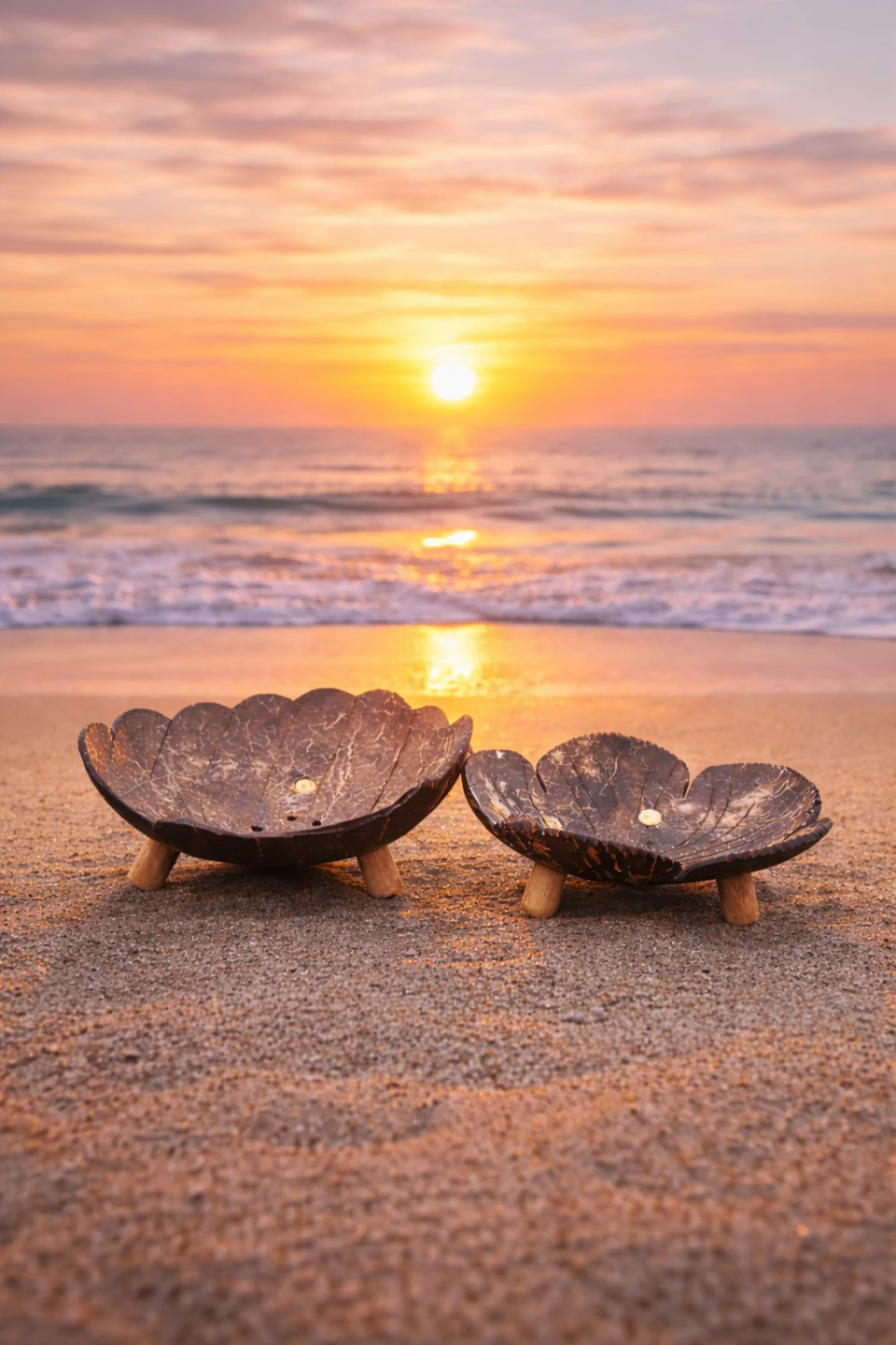 Coconut Shell Soap Dish Holder 02 🏆 - photo 2