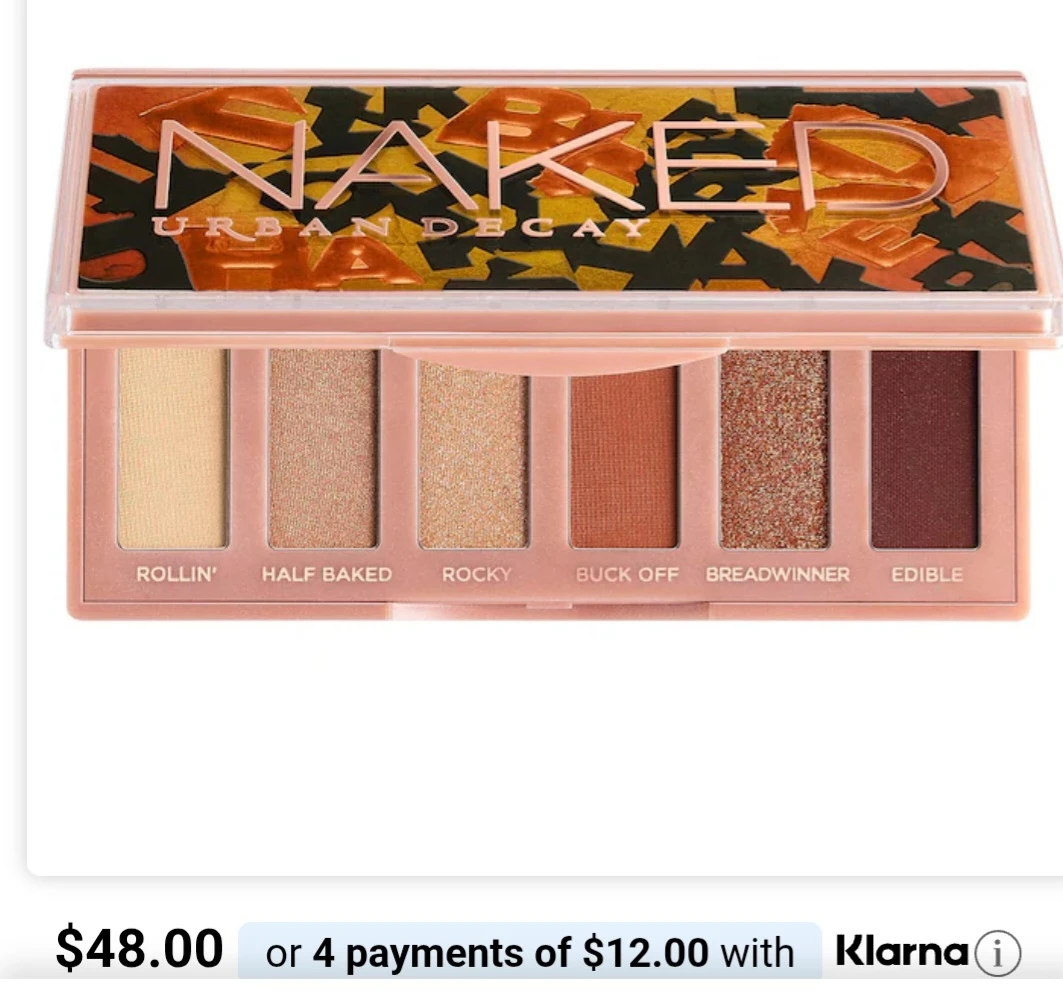 Urban Decay Naked Petite Heat Eyeshadow Palette