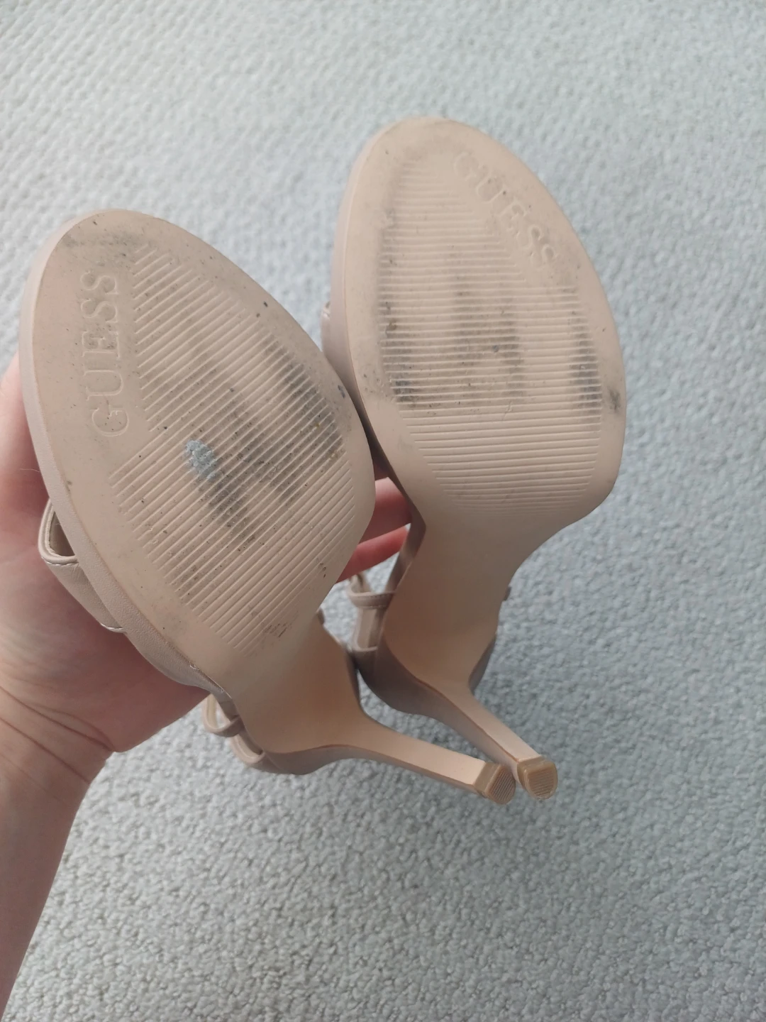 Guess Women's Nude Strappy Heeled Sandals - photo 3