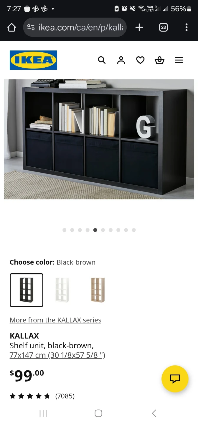 IKEA KALLAX Shelf Unit
