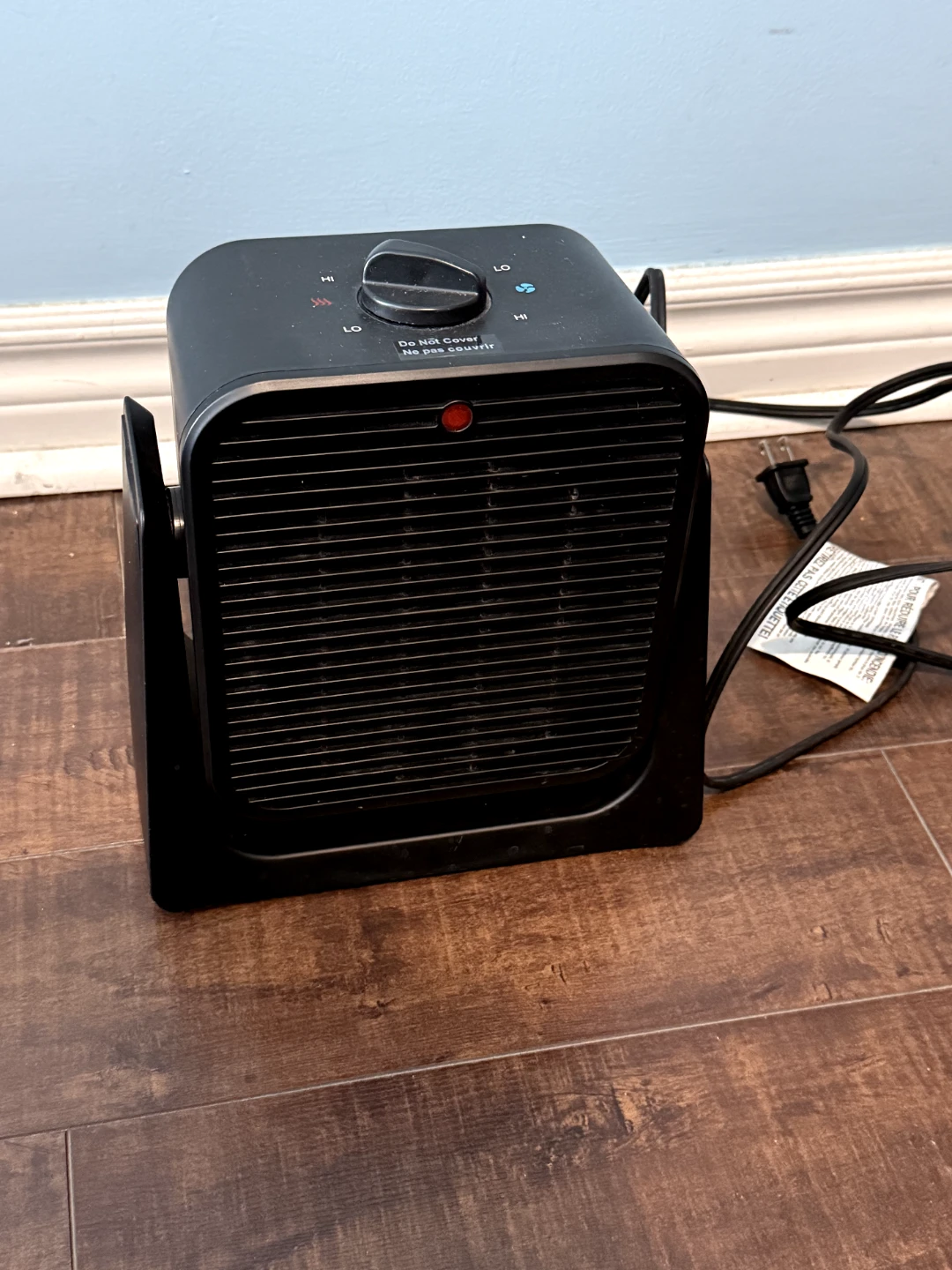 Black Portable Electric Heater