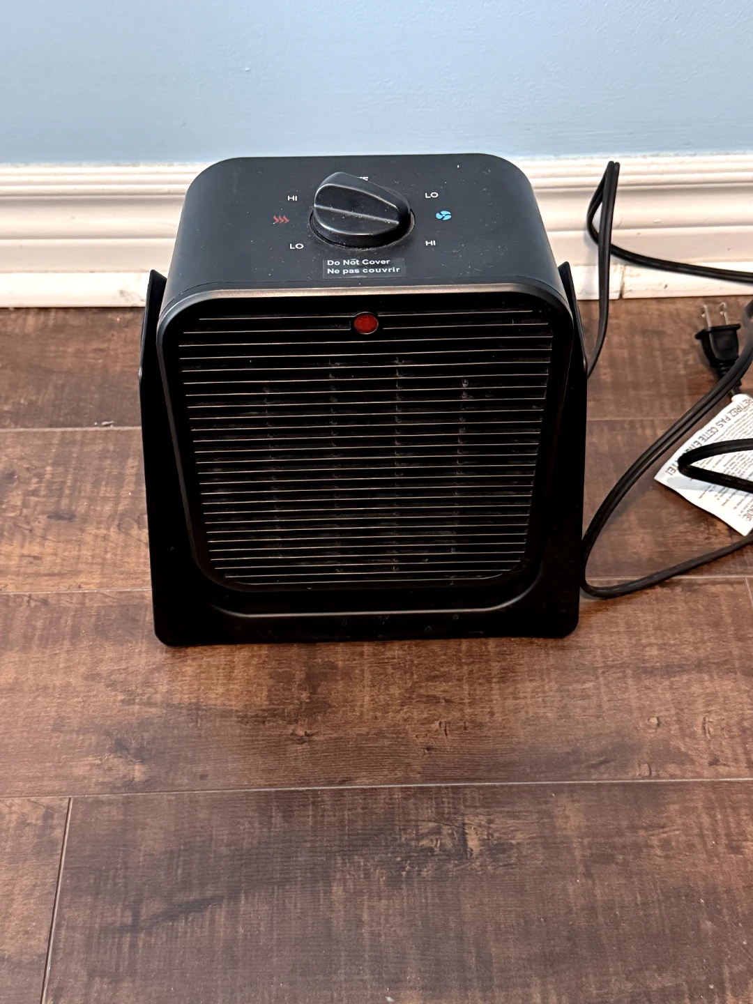 Black Portable Electric Heater - photo 2