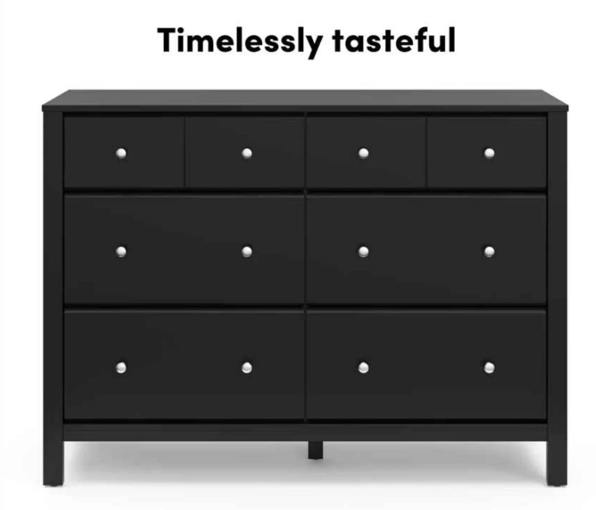 Storkcraft Horizon 6 Drawer Dresser - Black - photo 2