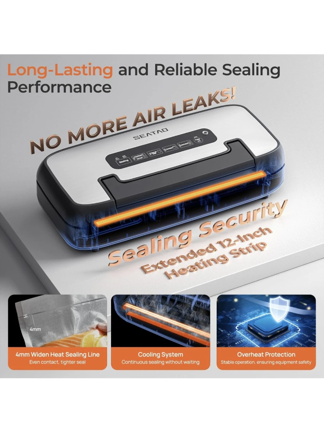 SEATAO 7-in-1 Multi-function Vacuum Sealer - photo 4
