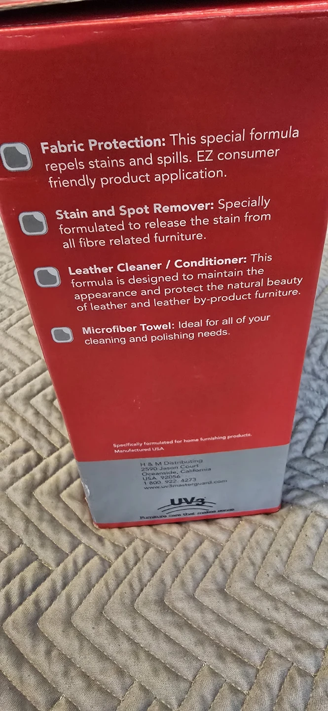 UV3 Upholstery Care Kit New - photo 4