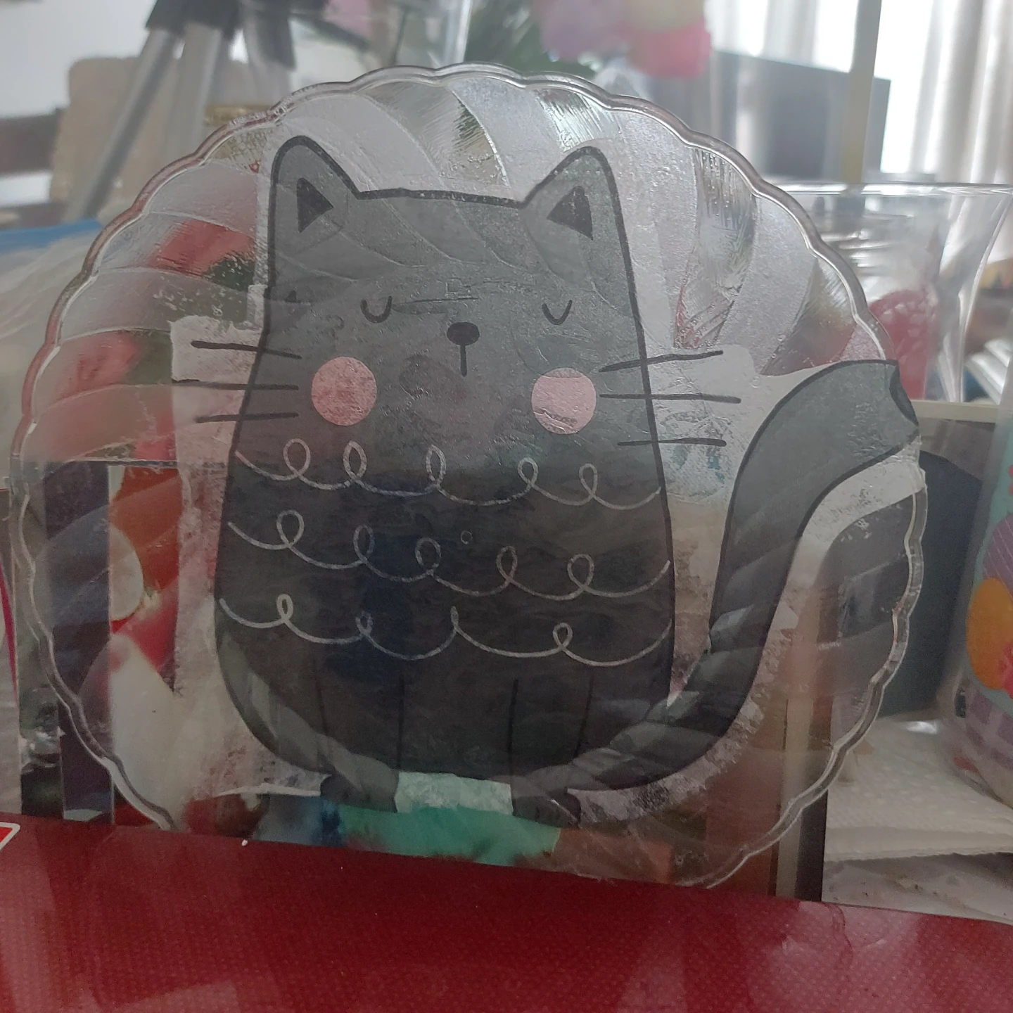Grey Cat Design Plate - photo 2