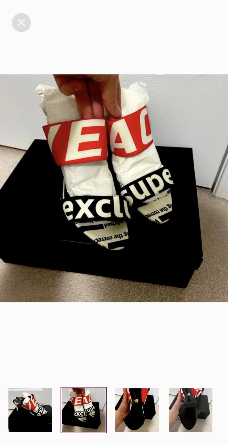 AUTHENTIC Versace Medusa Heels