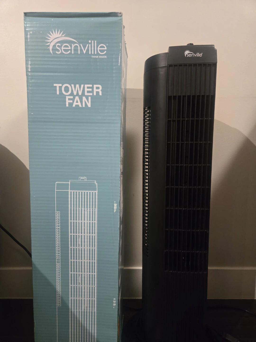 Senville Black Tower Fan