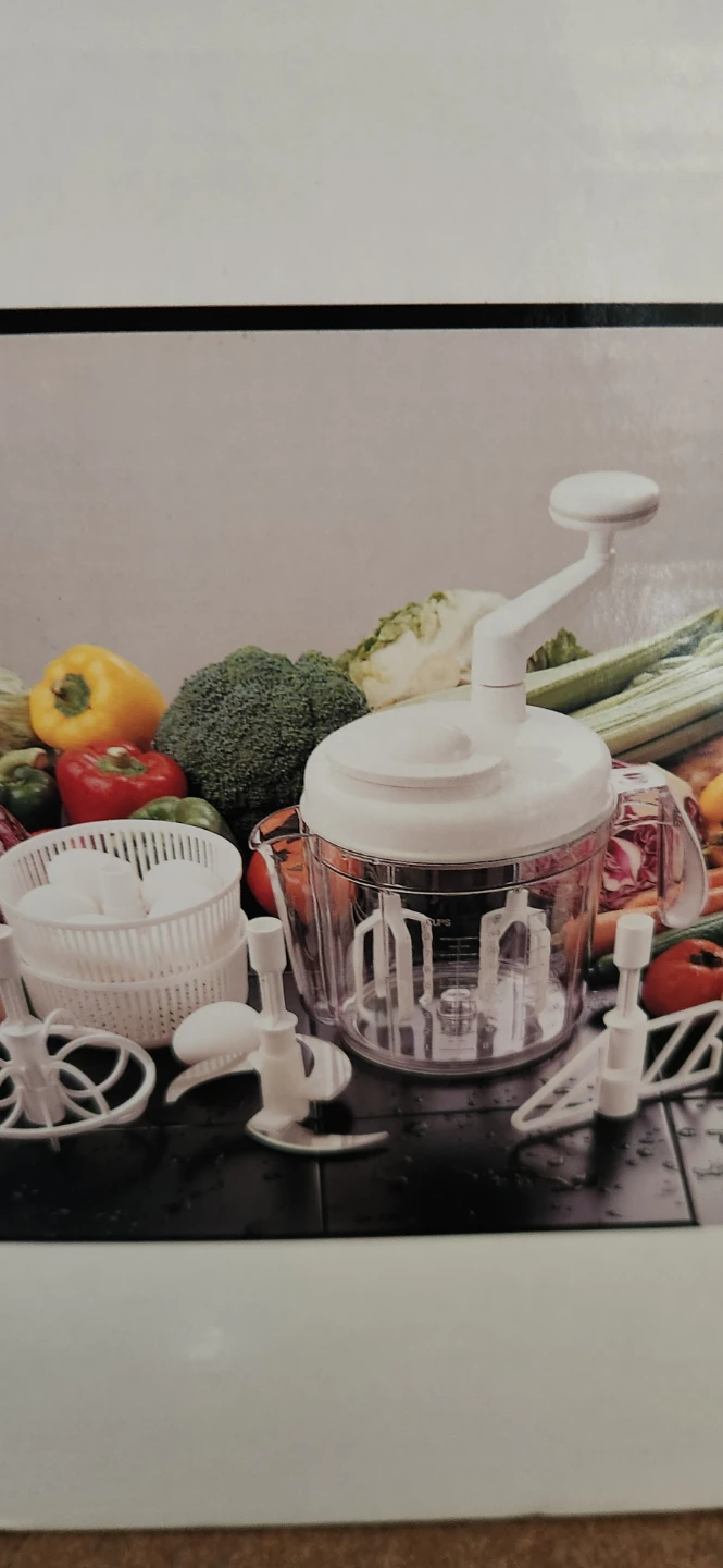 Manual Food Chopper and Salad Spinner - photo 2
