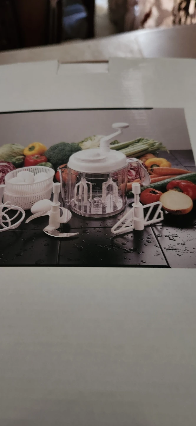 Manual Food Chopper and Salad Spinner - photo 3