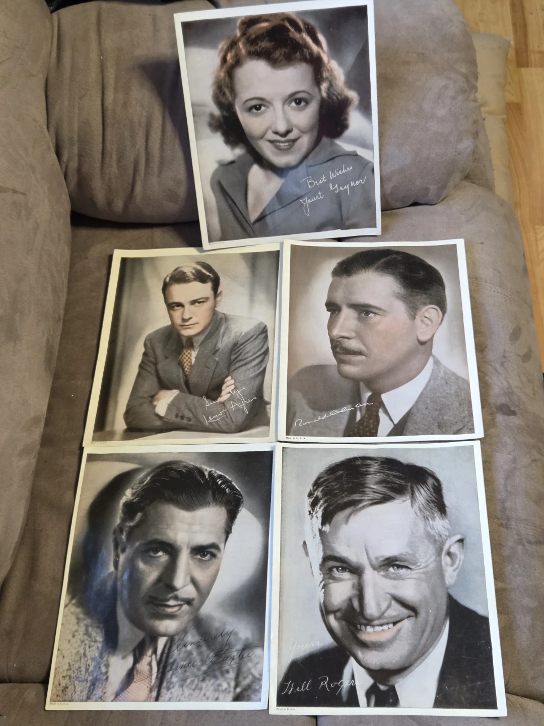 Collection of 5 Vintage Print Photos