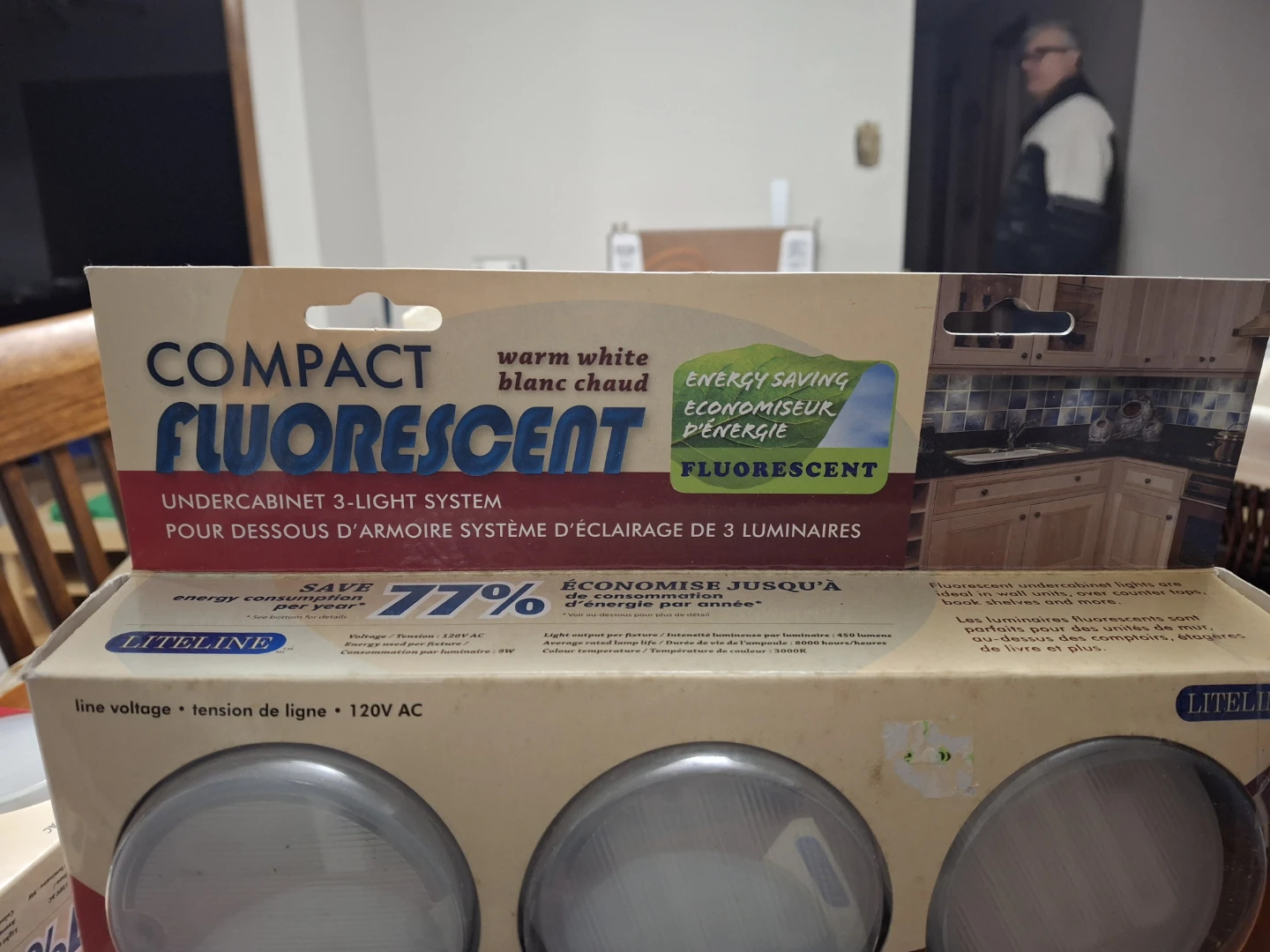 Litelite Compact Fluorescent Undercabinet 3-Light System