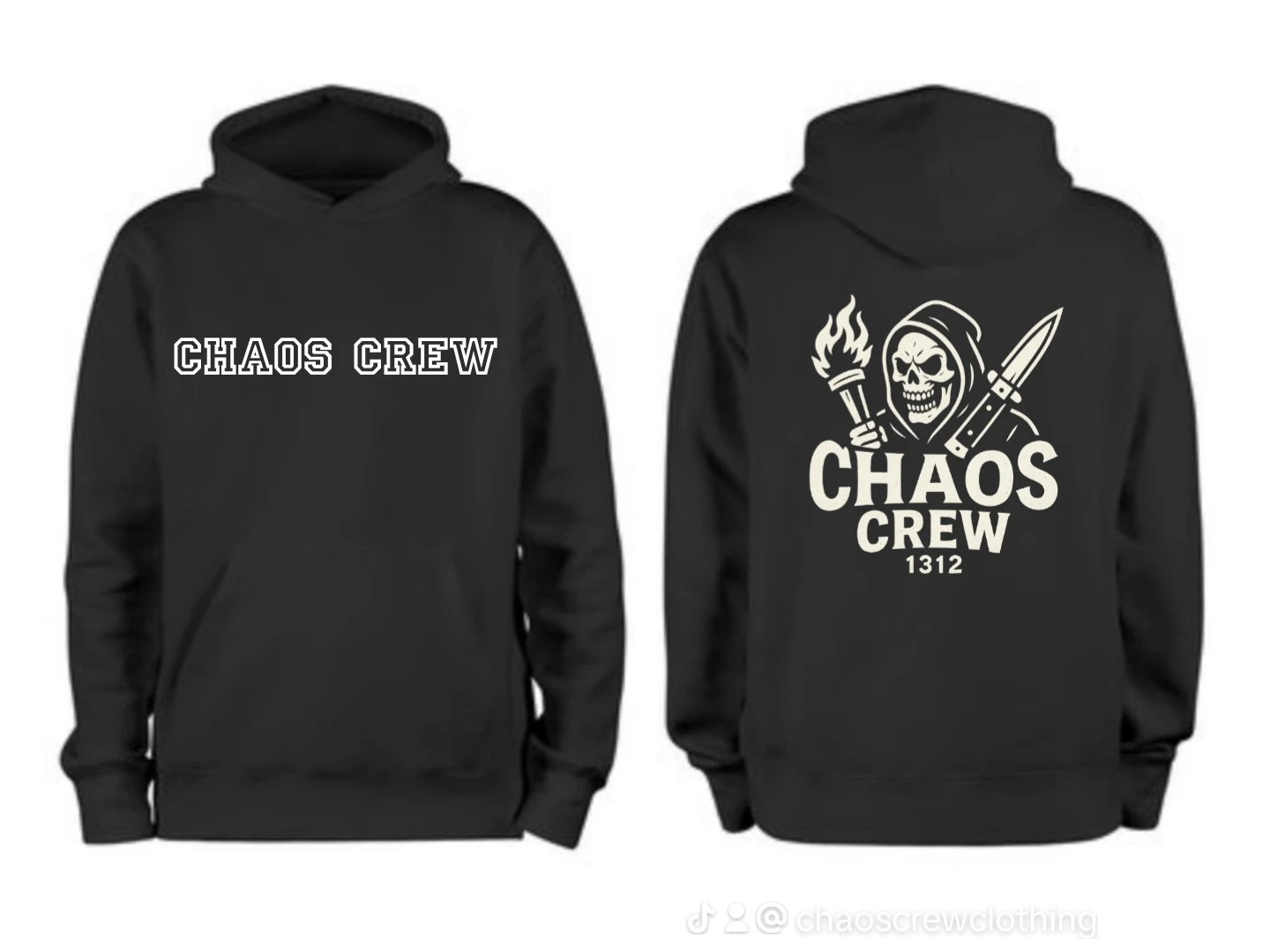 Black Chaos Crew Hoodie