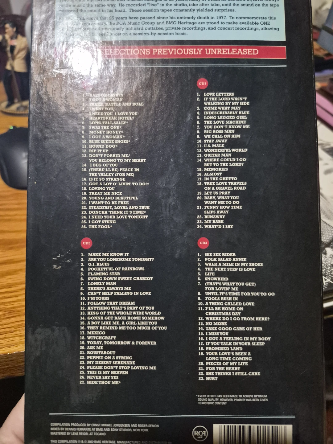 Elvis Presley Today, Tomorrow & Forever 4 CD Box Set - photo 5