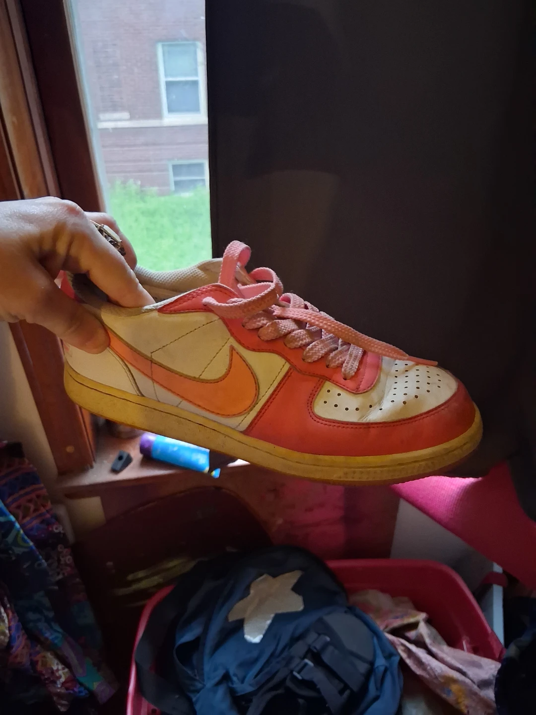 Nike Air Force 1 Low Orange/White/Pink