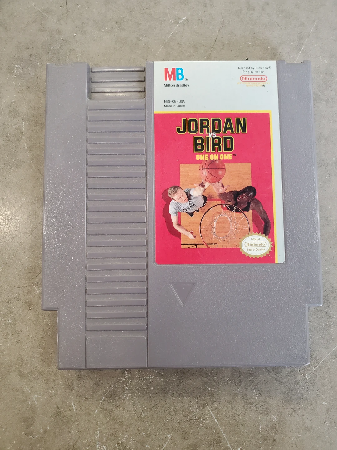 Jordan vs. Bird: One on One Nintendo NES Game