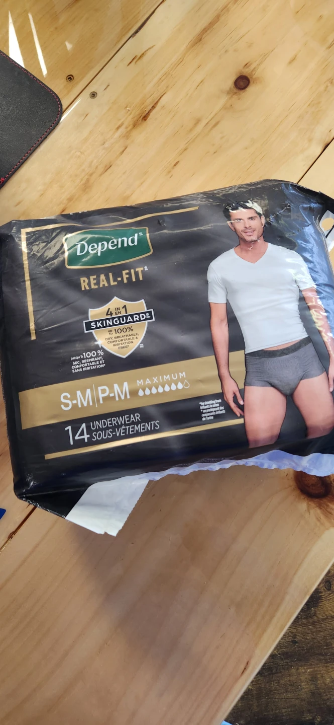 Depend Real-Fit Maximum Absorbency Underwear S-M (14 ct)