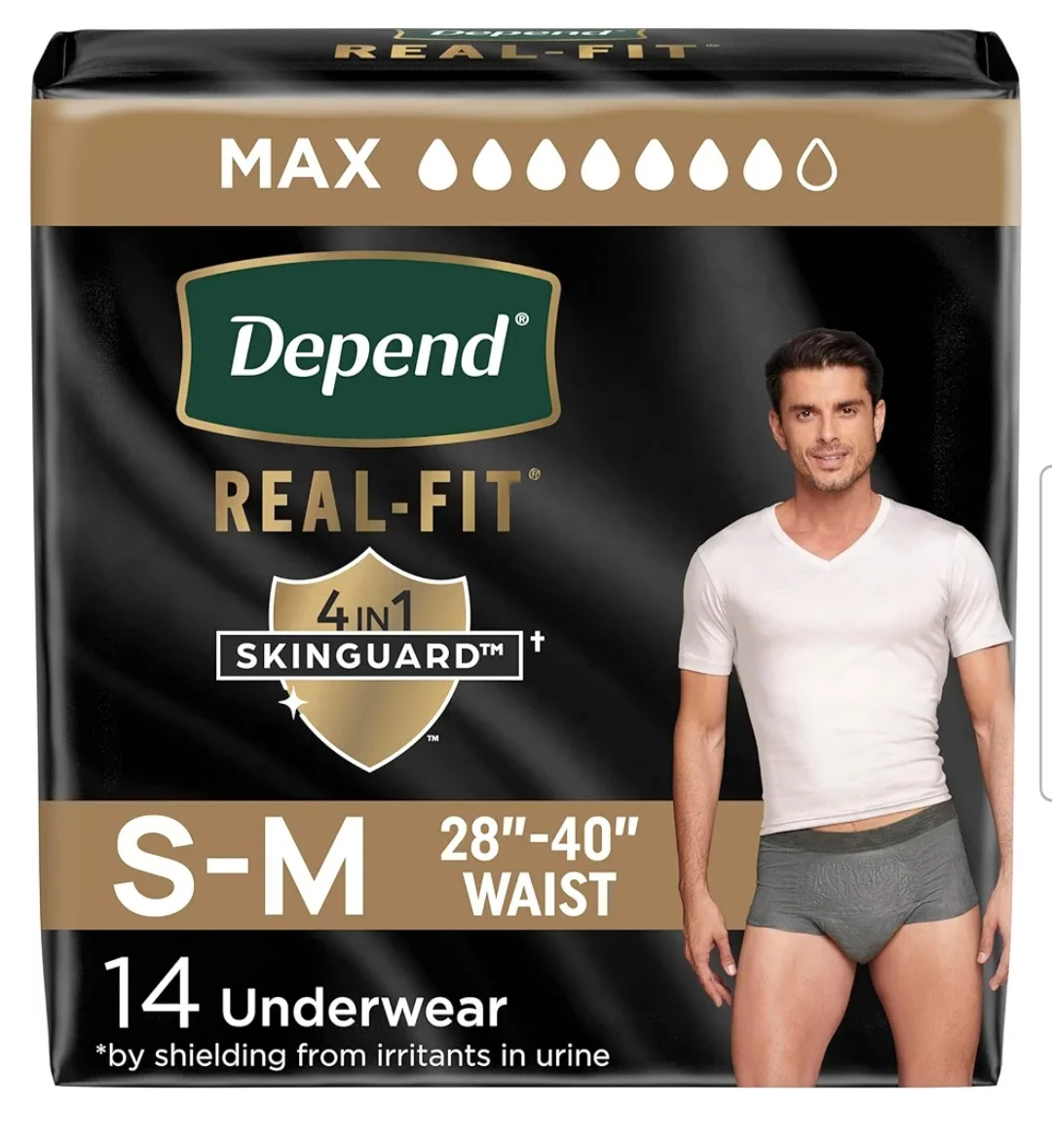 Depend Real-Fit Maximum Absorbency Underwear S-M (14 ct) - photo 3