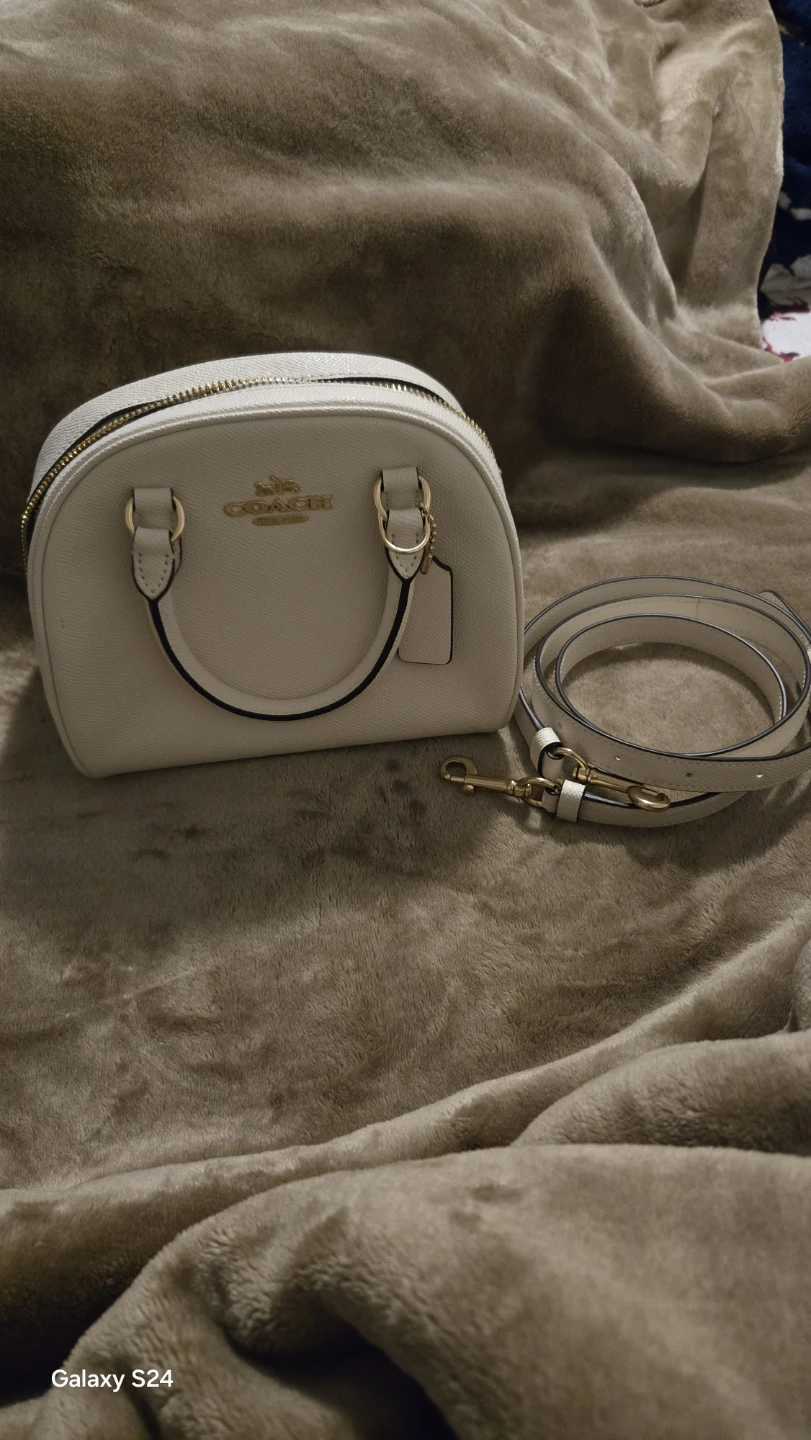 Coach White Leather Mini Satchel Bag - photo 2
