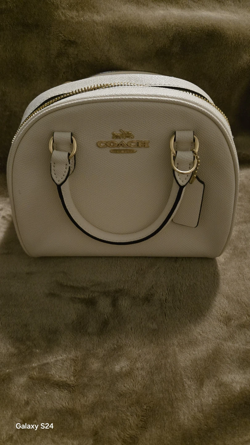 Coach White Leather Mini Satchel Bag - photo 3