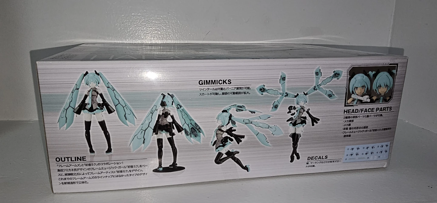 Kotobukiya Frame Arms Girl Hatsune Miku Plastic Model Kit #059 - photo 5