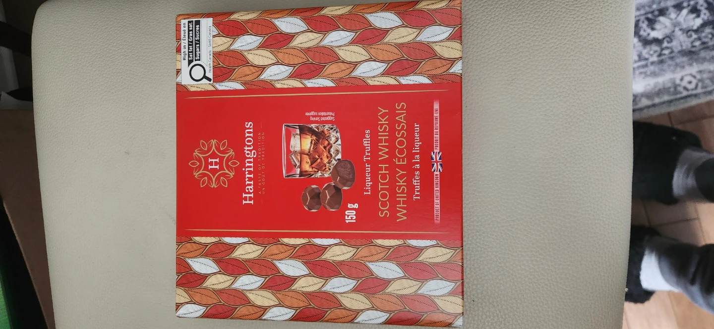 Harringtons Scotch Whisky Liqueur Truffles 150g