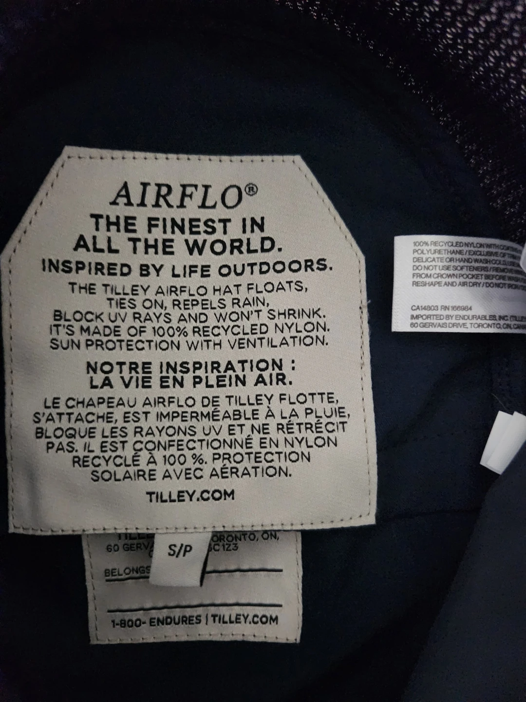Tilley Airflo Bucket Hat S/P Navy - photo 4