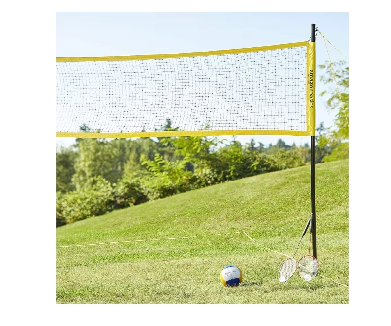 Amazon Basics Outdoor Volleyball and Badminton Combo Set - photo 5
