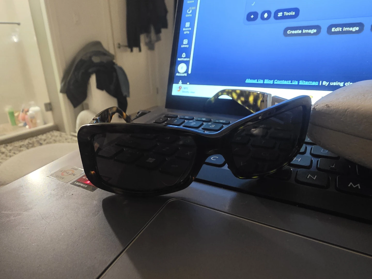Versace Sunglasses with Rhinestone Detail - photo 3