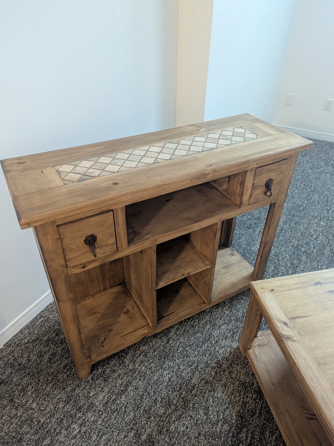 Solid Birch 3 table set. - photo 2