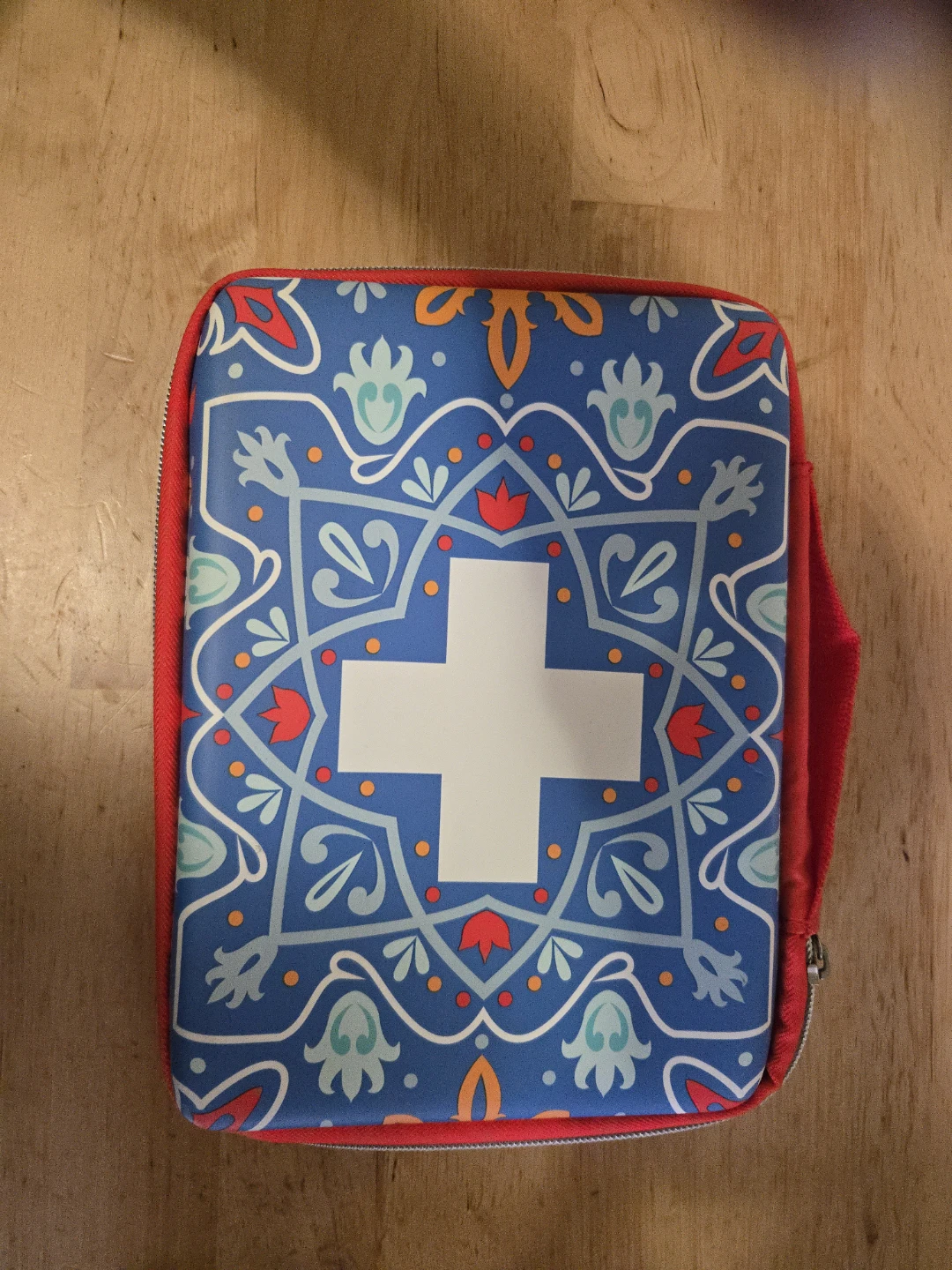 Portable First Aid Kit Bag with Decorative Design