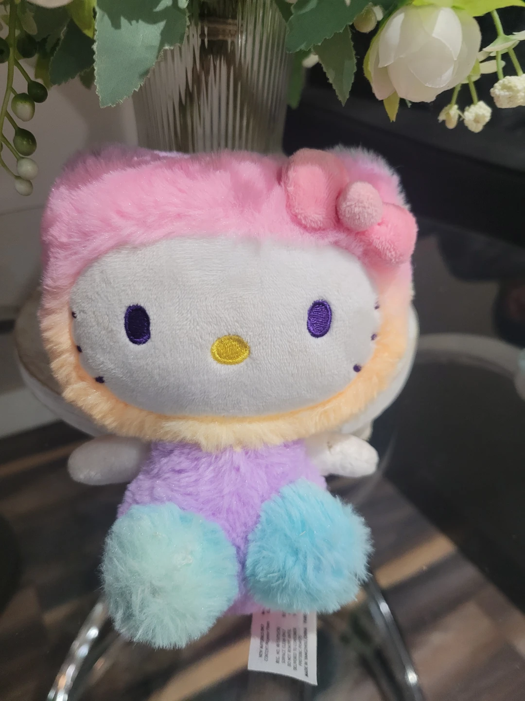 Hello Kitty Rainbow Sherbet Plush Toy 6.5" by Fiesta
