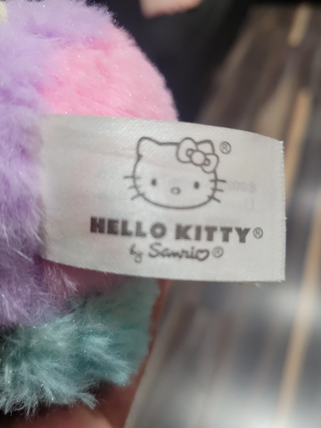 Hello Kitty Rainbow Sherbet Plush Toy 6.5" by Fiesta - photo 2