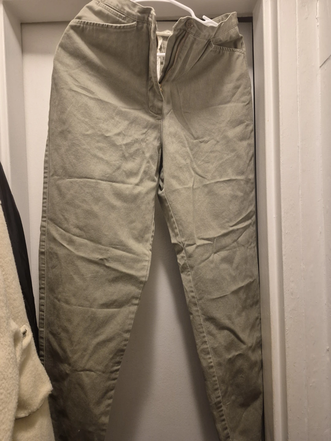 Ann Taylor Khaki Cotton Pants Size 6 - NEVER WORN - photo 2