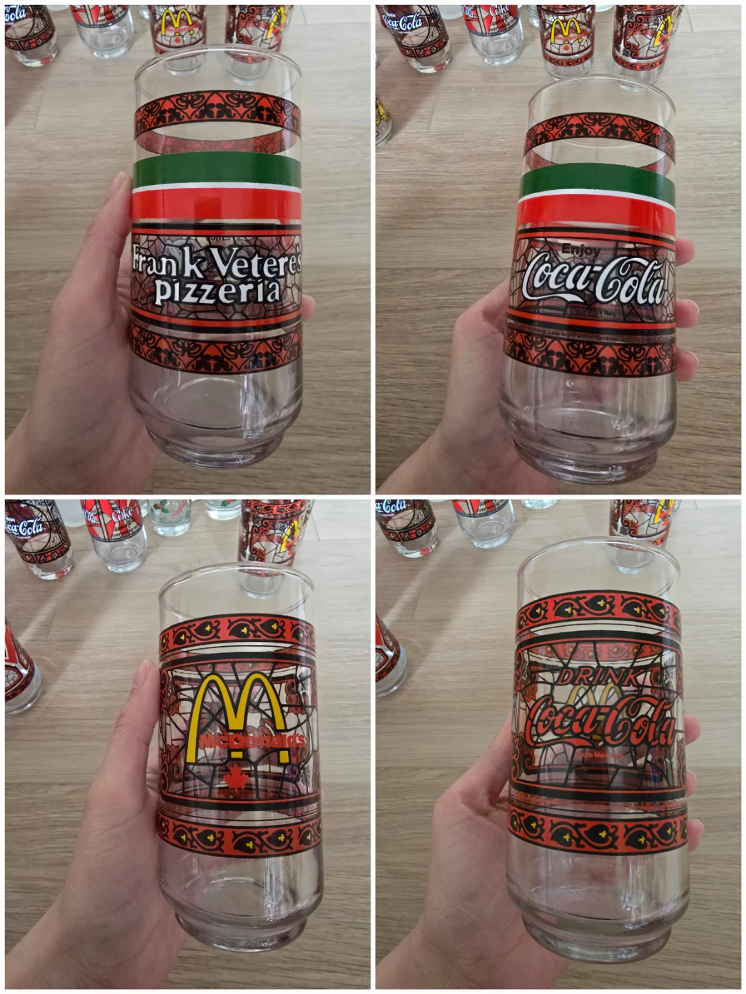 Lot of 16 Coca Cola Glass Cups - photo 5