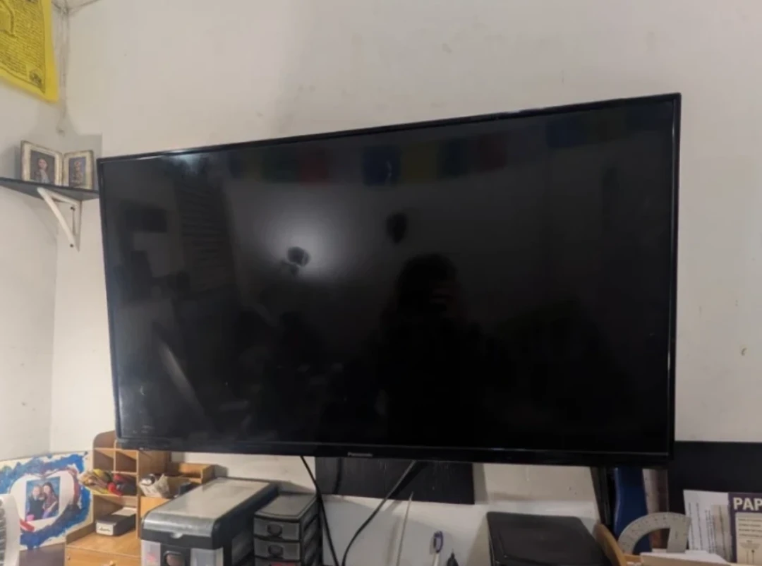 Panasonic LED LCD TV with optional wall mount