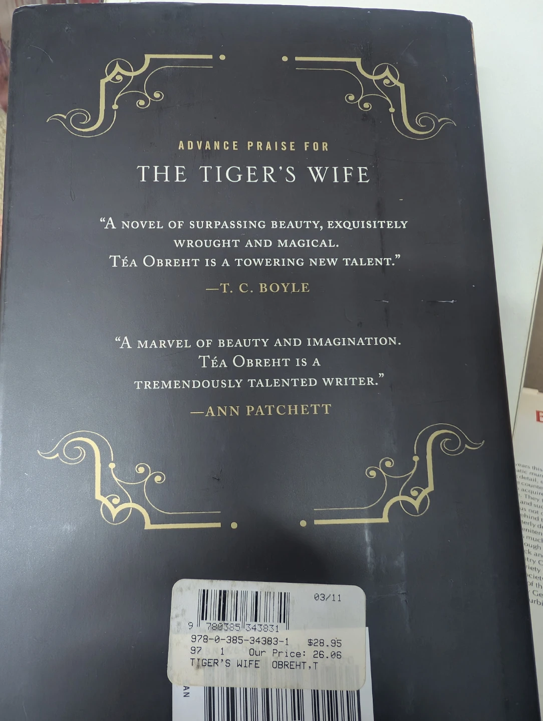 The Tiger's Wife A Novel by Téa Obreht - photo 2