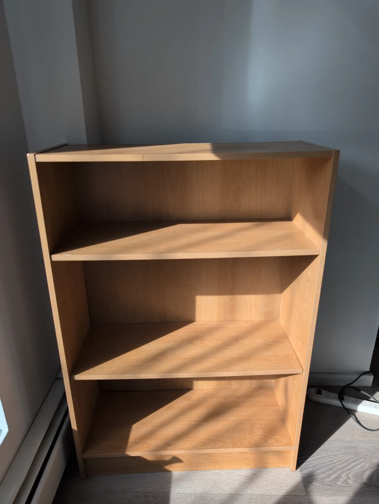 Light Wood Bookshelf