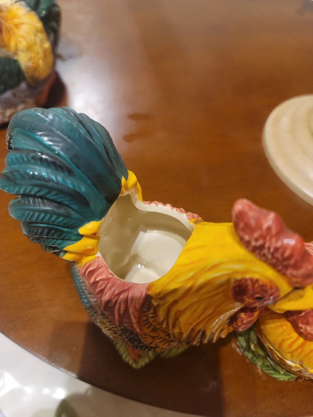 Rooster creamer and sugar bowl set - photo 5