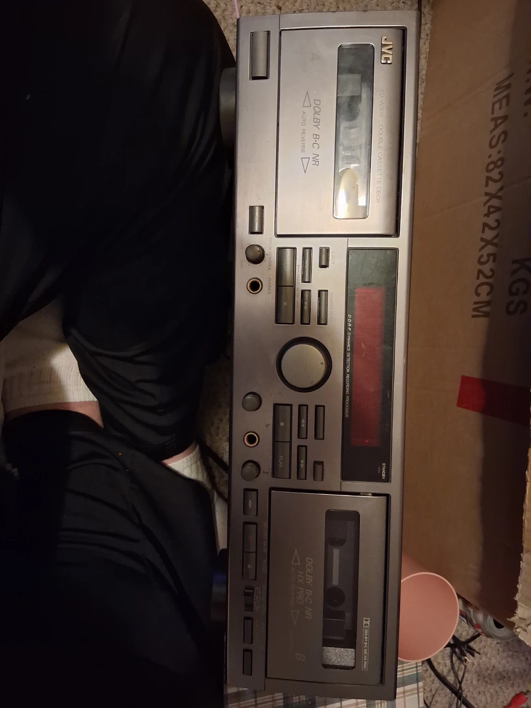 JVC Double Cassette Deck with Dolby B-NR - photo 2