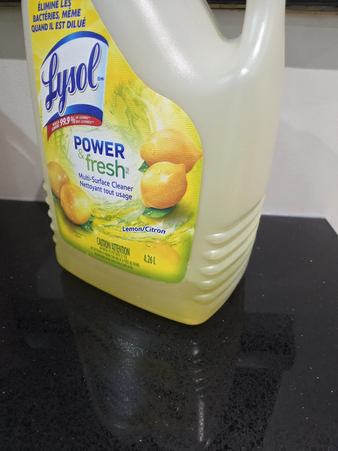 FREE Lysol household cleaner, about 1/4 left - photo 2