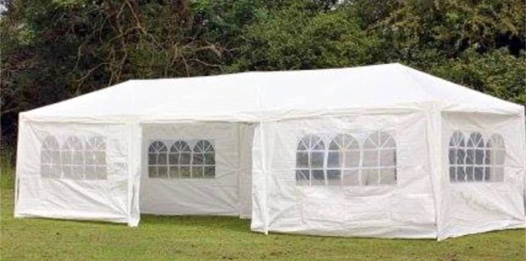 White Canopy Tent - 10x30 ft Heavy Duty Party Cover - photo 4