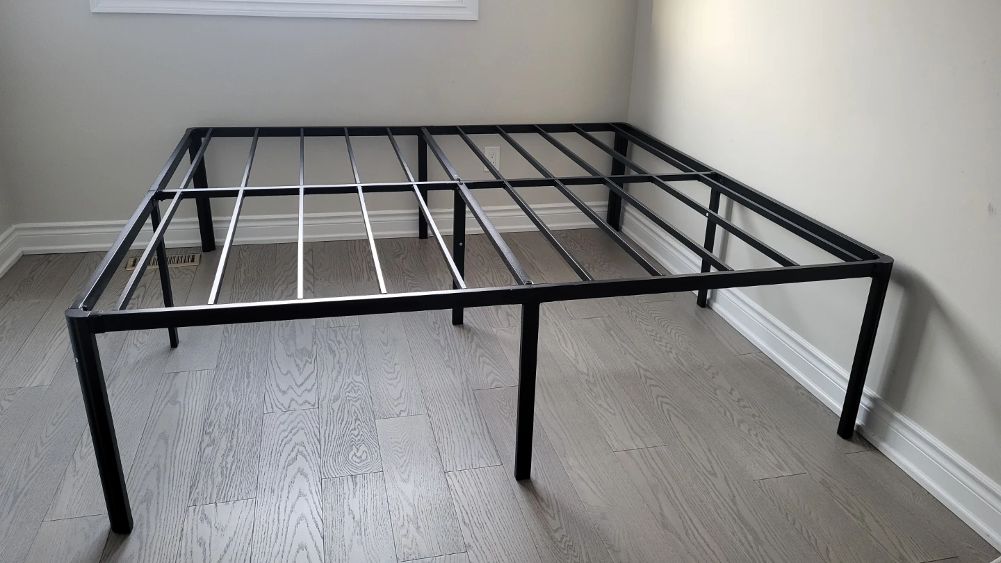 Black Metal Bed Frame Yecensen 22 inch Rounded Corner Leg - photo 3