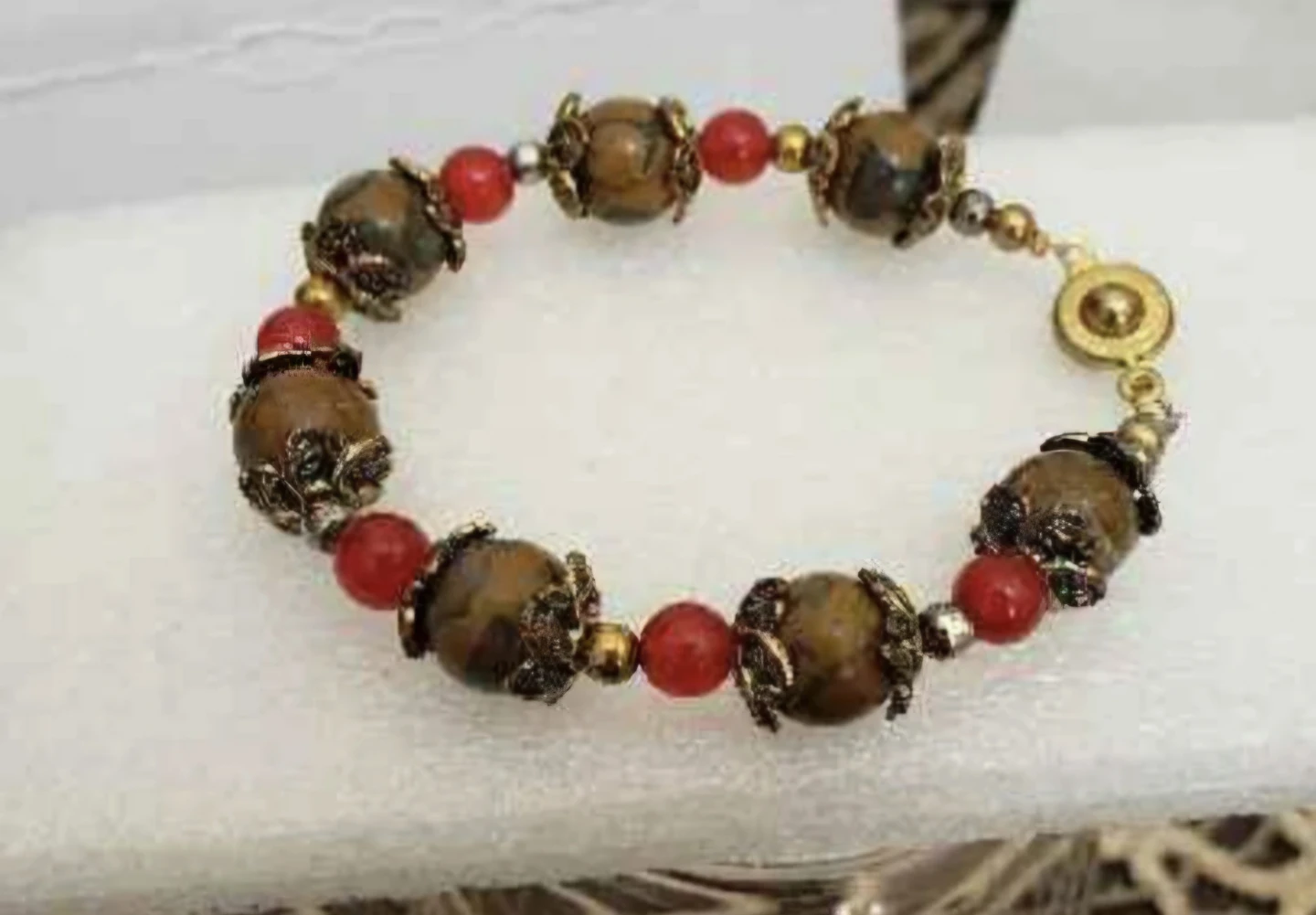 Bohemian Style gemstone Beaded Bracelet