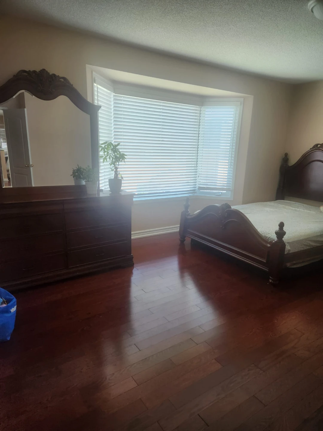 Master bedroom with private ensuite washroom